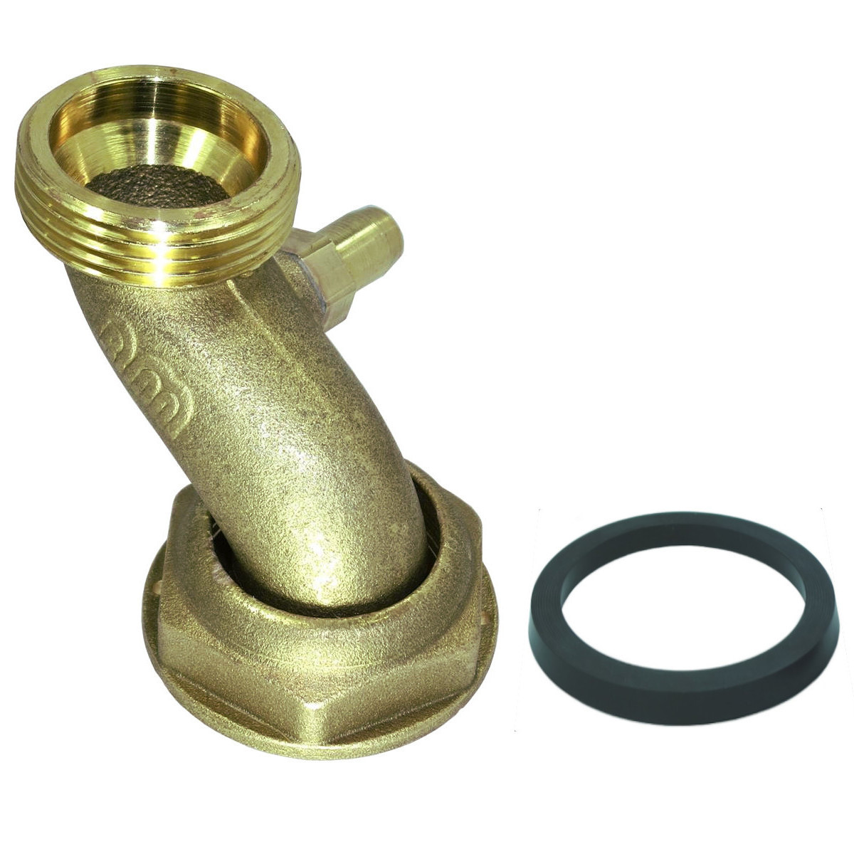 ECCENTRIC BRASS CONNECTOR FOR GAS METER